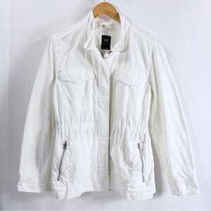 GAP White Utility Jacket for Women Size L